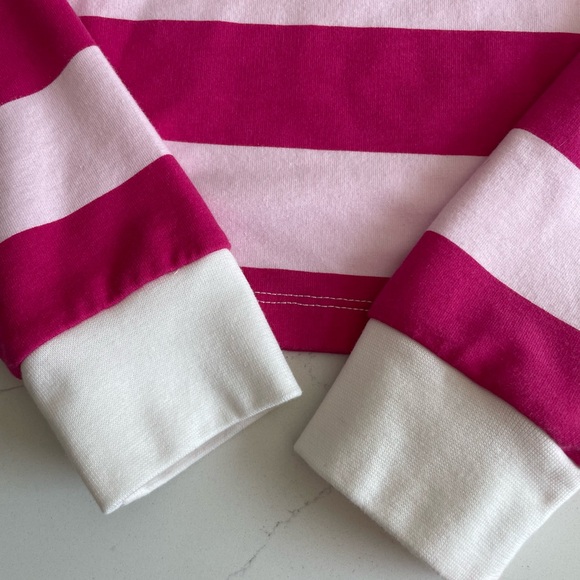 JCrew Girls’ Striped Polo Shirt XL (14) - Picture 4 of 6